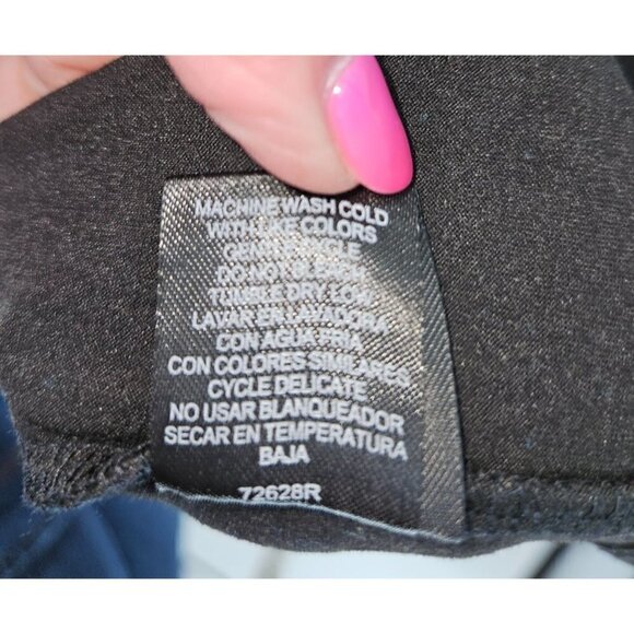 Skiva International Maxi Dress Love XL 14 16 Soft Cut Out Stretch Empire Black - Picture 13 of 15